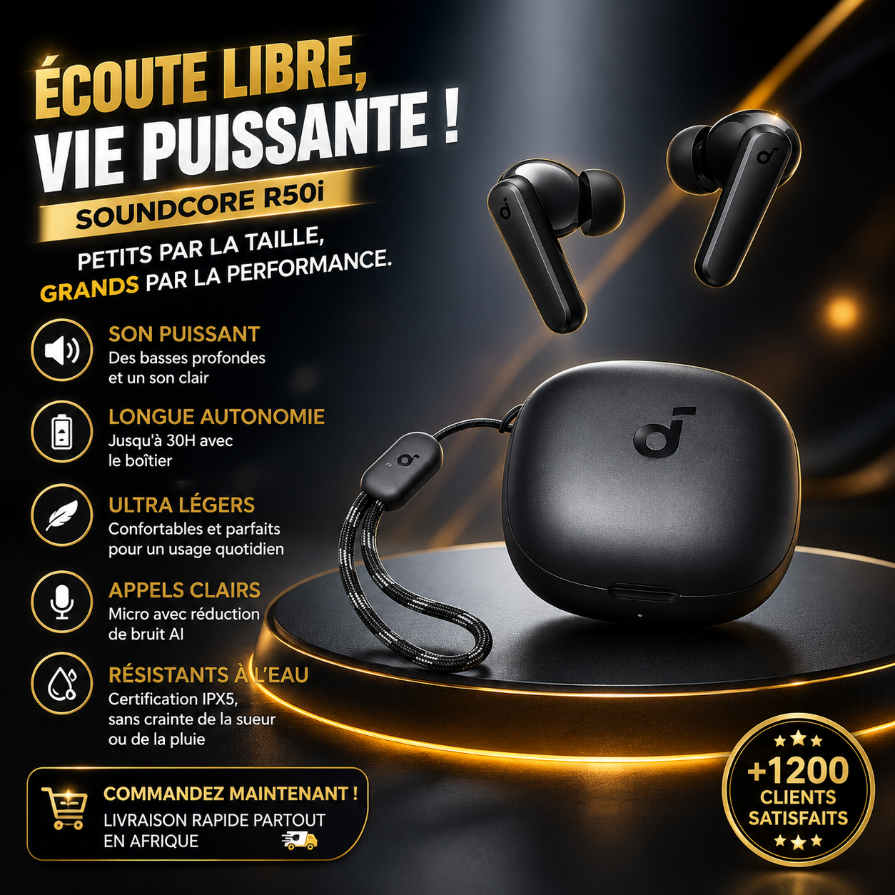 Soundcore R50i – Le Son Puissant Sans Fil